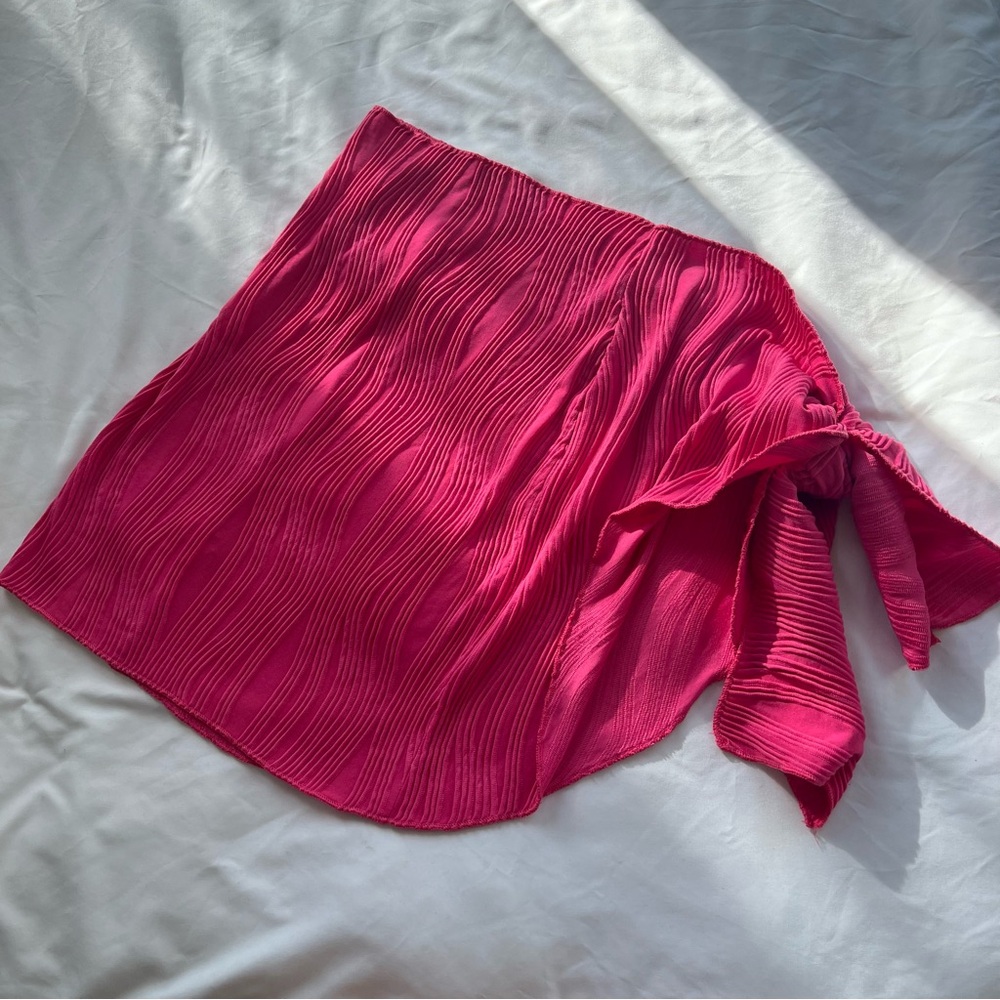 Tie wrap skirt/cover up